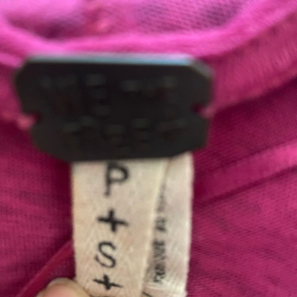 Free People Top Magic T-shirt Layered Long P/S 
Long Sleeve Top Pink Raspberry - Picture 4 of 9